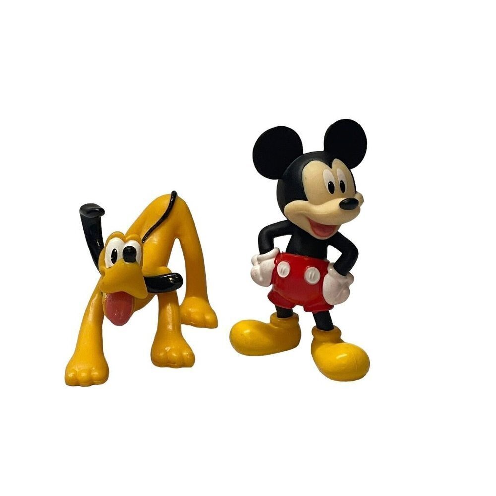 DISNEY SET  MICKEY & PLUTO FIGURES  CAKE TOPPERS